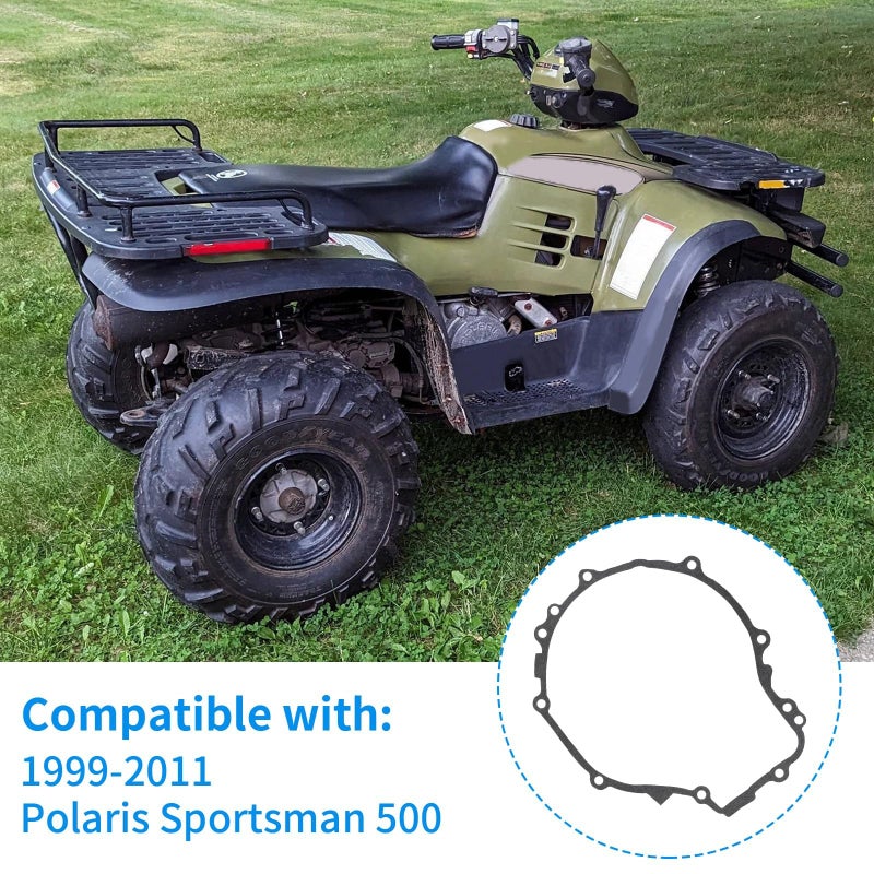 luxlead Recoil Pull Start Gasket Compatible with 1996-2011 Polaris Sportsman 500, Replaces # 3084933 - Image 4